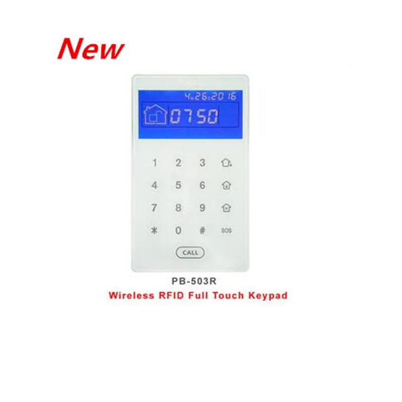 Focus PB-503R LCD RFID Keypad Wireless Mode Activate and Dis activate Touch Alarm System Keypad