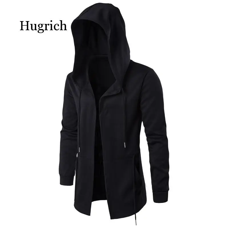 

Fashion Men Hooded Sweatshirts Hip Hop Mantle Hoodies Jacket Long Sleeve Cloak Male Coat Outwear Moleton Masculino