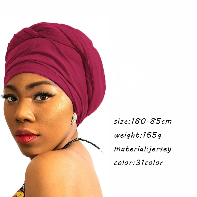 35 cores das mulheres de alta qualidade jérsei hijab cachecol algodão simples elasticidade xales maxi hijabs muçulmano cabeça envolve turbantes