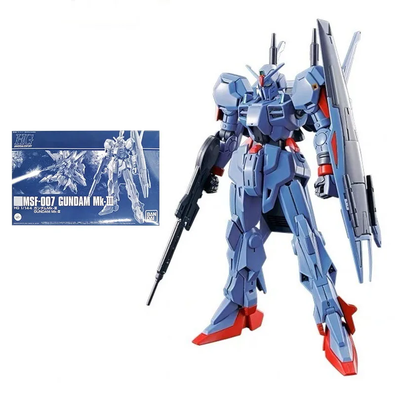 

Bandai Gundam Model Kit Anime Figure PB Limited HGUC 1/144 MSF-007 MK3 Genuine Gunpla Model Action Toy Figure Toys for Children