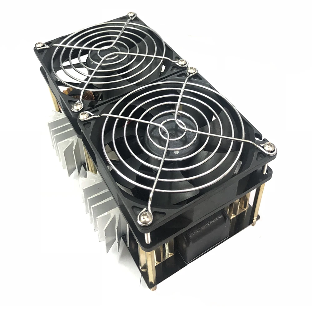 Zvs-máquina de aquecimento por indução de alta frequência, 1800w, alta potência, alta frequência, abafamento de alta frequência, forno médio