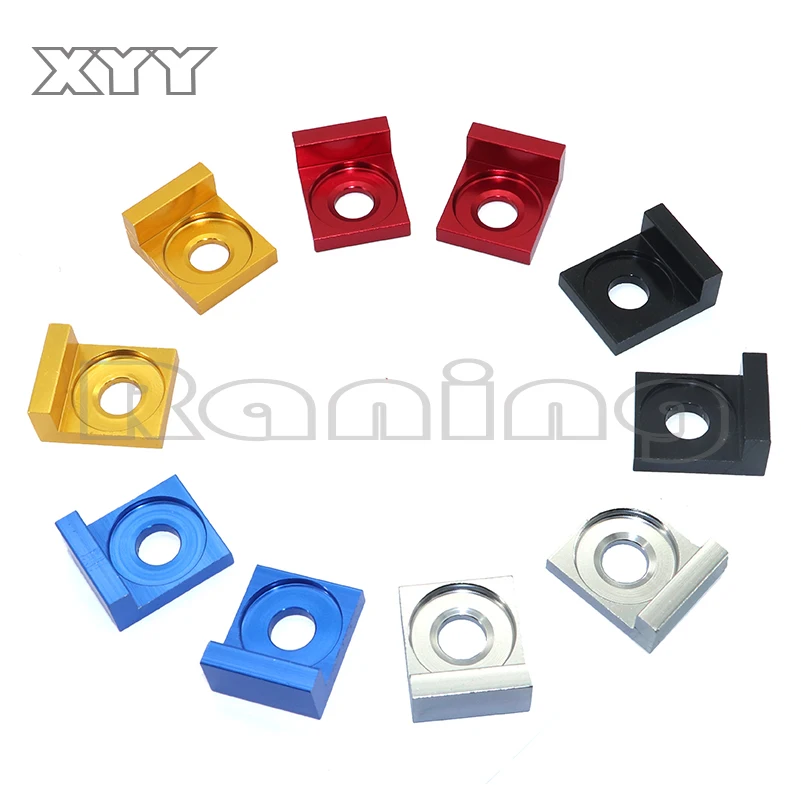 Motorcycle Aluminum CNC Chain Adjuster Block 12mm 15mm Chain Axle Tensioner Adjuster for Pit bike Chain XR50 CRF70 SDG 107 125