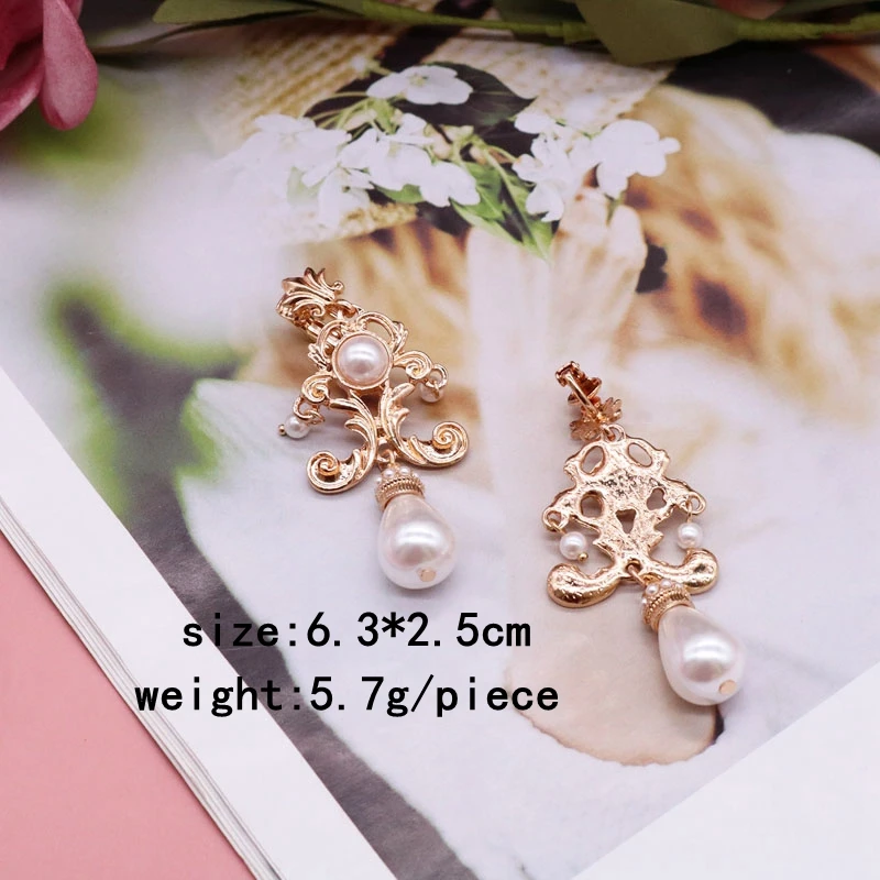 Personality Alloy Clip Earring Pendiente Creative Party Rhinestone Knotted Glaze For Women Pretty Girl