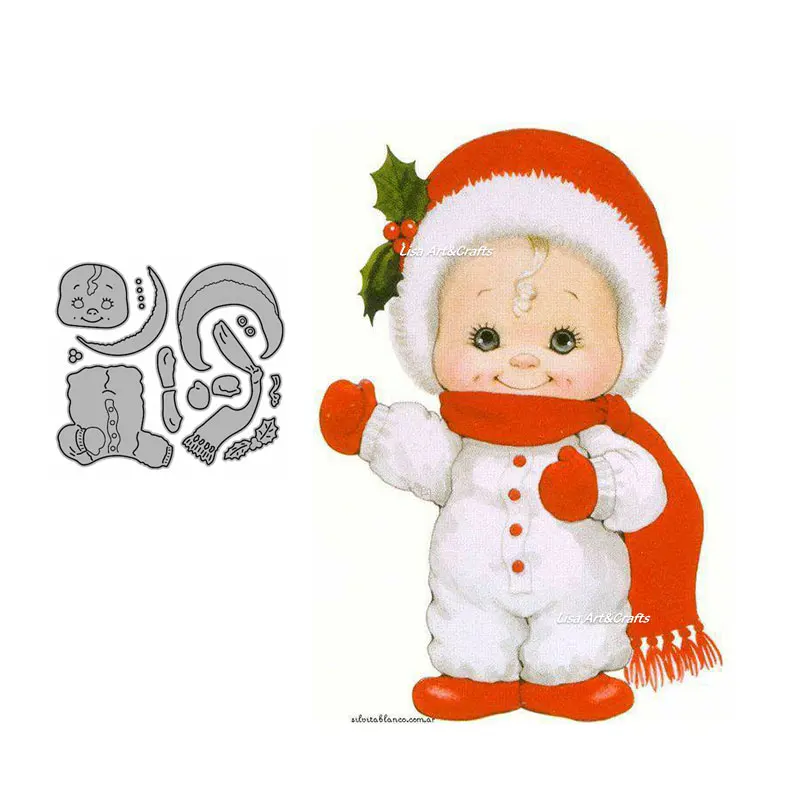 Christmas Metal Cutting Dies New 2020 Cute Boy Stencils For Card Making DIY Scrapbooking Craft Die Cuts Photo Ablum Embossing