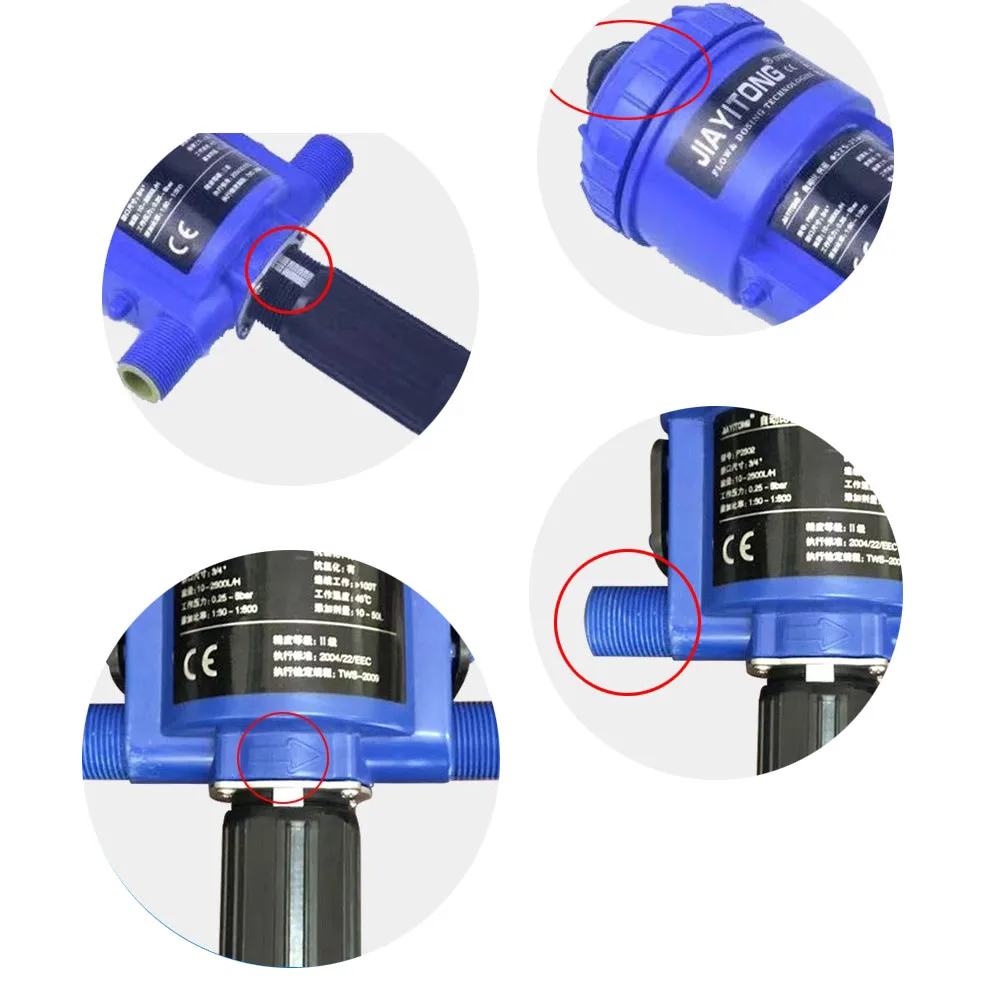 Fertilizer Injector Dispenser Proportioner 12-3000L/h 0.2%-2% 4C-30C Auto Dosing Tools Dosing Device Controllable Dosing Devic