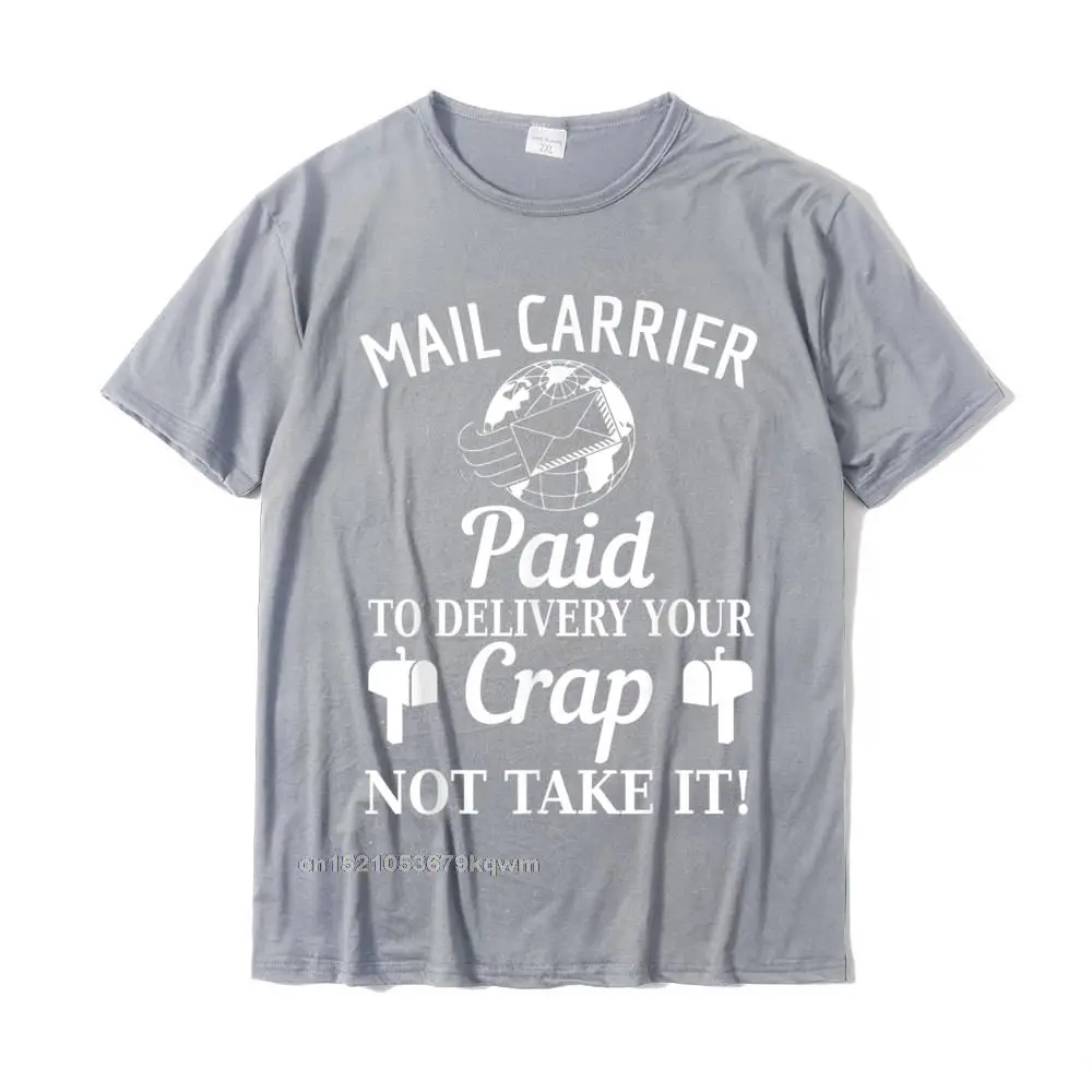 Funny Mail Carrier Gift For Mailman Postman Postal Worker T-Shirt Hip Hop Harajuku Tees Rife Cotton Young T Shirt