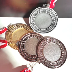 4 Color Blank Medals Gold Color Medal And Silver Color Medal And Branze Color Medal Print for FreeOnThe Blank7.0CM  Five Stars