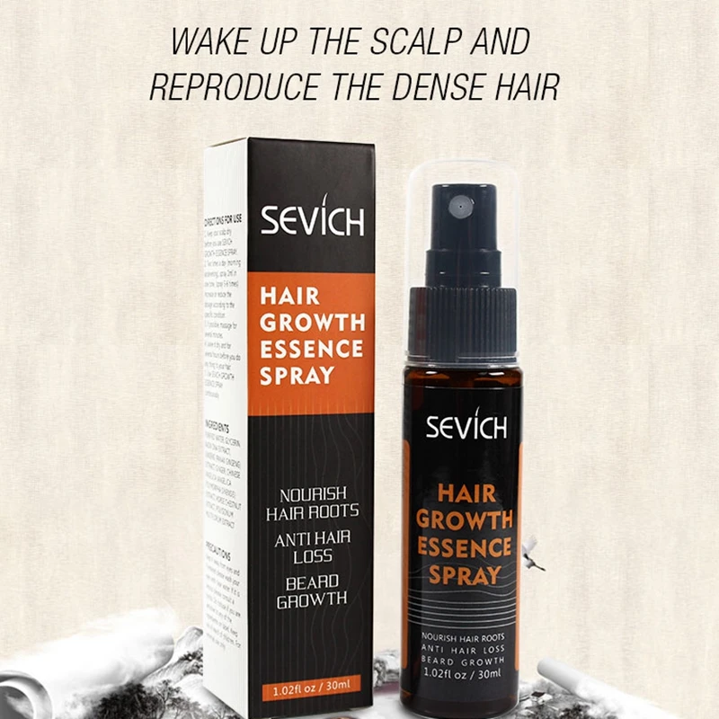 Sevich 30ml Herbal & Ginger Hair Growth Essence Spray  Help For Hair Loss Treatment Fast growth Hair Spray Anti-Hair Loss