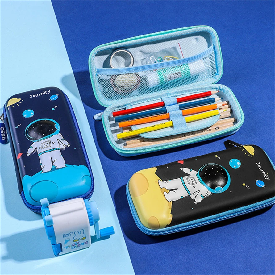 

Kawaii Pencil Cases 3D Pen Box School Pencilcase Korean Stationery Cute Piornik Escolares Estojo Astronaut Trousse Scolaire Eva