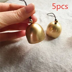 5Pcs Christmas Metal Small Bell Tree Pendant Decoration Xmas Party Wind Chimes DIY Material Crafts Accessories Jingle Ornament