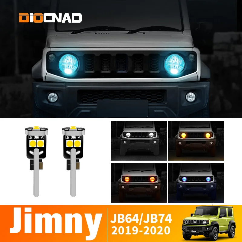 

For Suzuki Jimny JB64 JB74 2019-2020 Accessories 2pcs Car LED Clearance Light Canbus Position Side Width Bulbs Parking Lamp