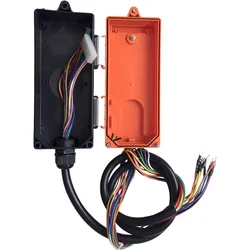 Telecontrol Telecrane compatible radio remote control F21E1B F21E1 F21e2 receiver enclosure box cover with cable