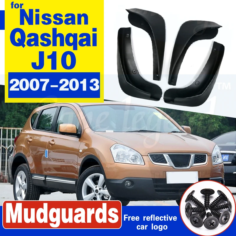 

Автомобильные Брызговики для Nissan Qashqai / + 2 / Dualis 2007-2013 J10 Брызговики крыло брызговиков 2008 2009 2010 2011 2012