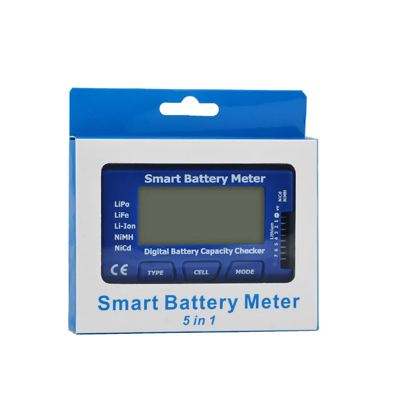 1 / 2 / 5pcs 5 in 1 Smart Battery Meter Tester With Balance Discharge ESC Servo PPM for Rc Lipo Battry Rc Toys