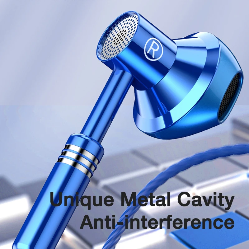 Eardeo-マイク付き9dステレオイヤホン、インイヤーヘッドフォン、ベースイヤフォン、電話ヘッドセット