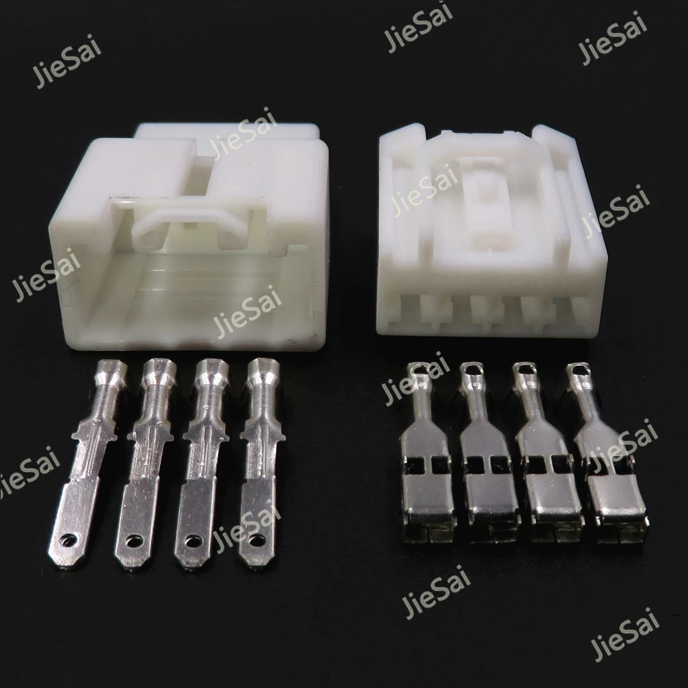 4 Pin 2.8 Series Plastic Housing Unsealed Connector For Ford Mondeo Mazda 7183-4347 Automobile Woofer Horn Wire Socket