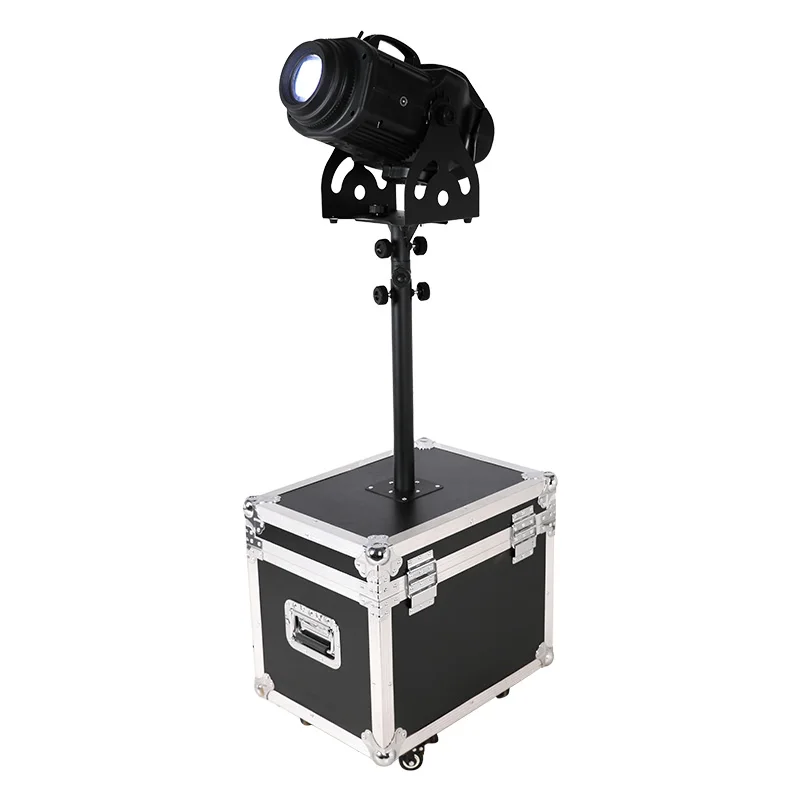 300W Spot Stage Lighting LED Follow Spot Light with Flycase For Wedding Light Event