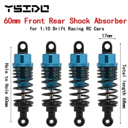 YSIDO RC Car Parts 60mm Metal Shock Absorber Damper for 1:10 Scale HSP Redcat Exceed HPI Flat Car Drift Racing RC Cars Parts