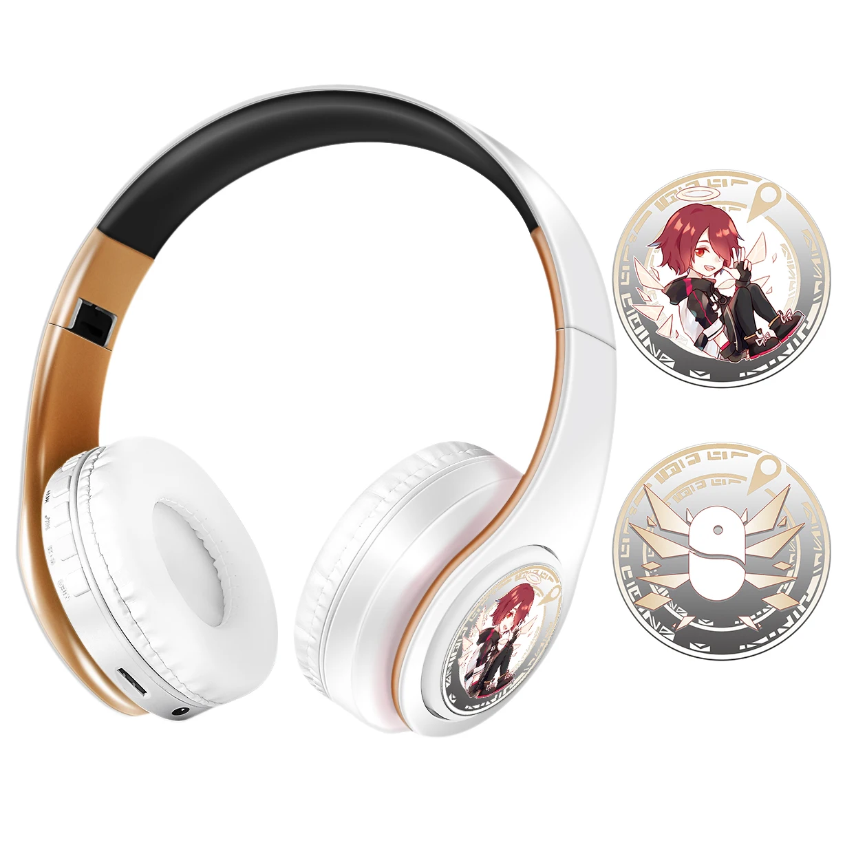 

Bluetooth-гарнитура для косплея аниме arknight Exusiaie, накладные стереонаушники из аниме, наушники для 5,0, планшета, ПК, IOS, ANDROID