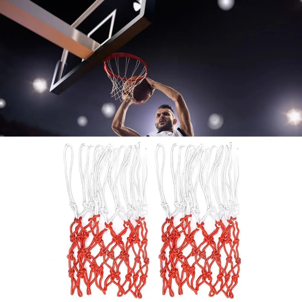 Basketball Hoop Mesh 13 Schnallen Basketball Net Professionelle Sonnencreme Standard Nylon Basketball Net für Outdoor Sport Liefert