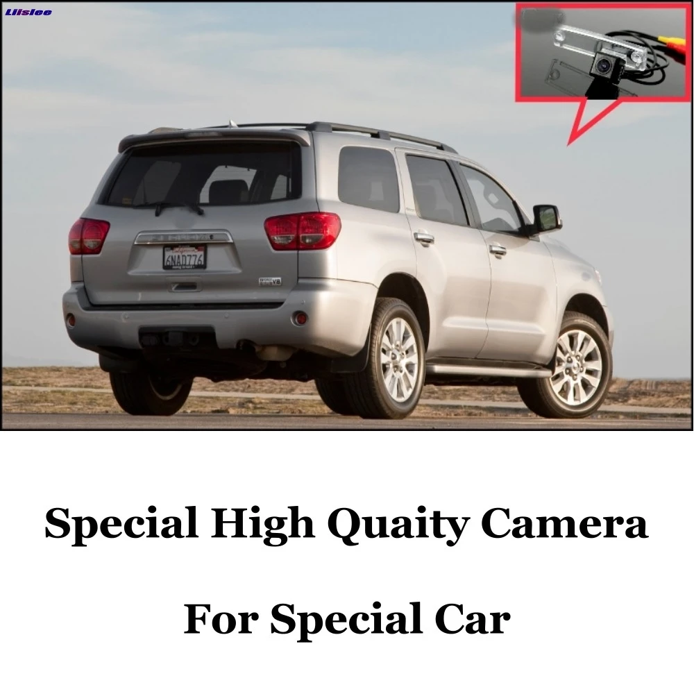 

For TOYOTA Sequoia Night Vision HD WaterProof High Quality Dedicated Rear View back CAM LiisLee Car Reversing image Camera