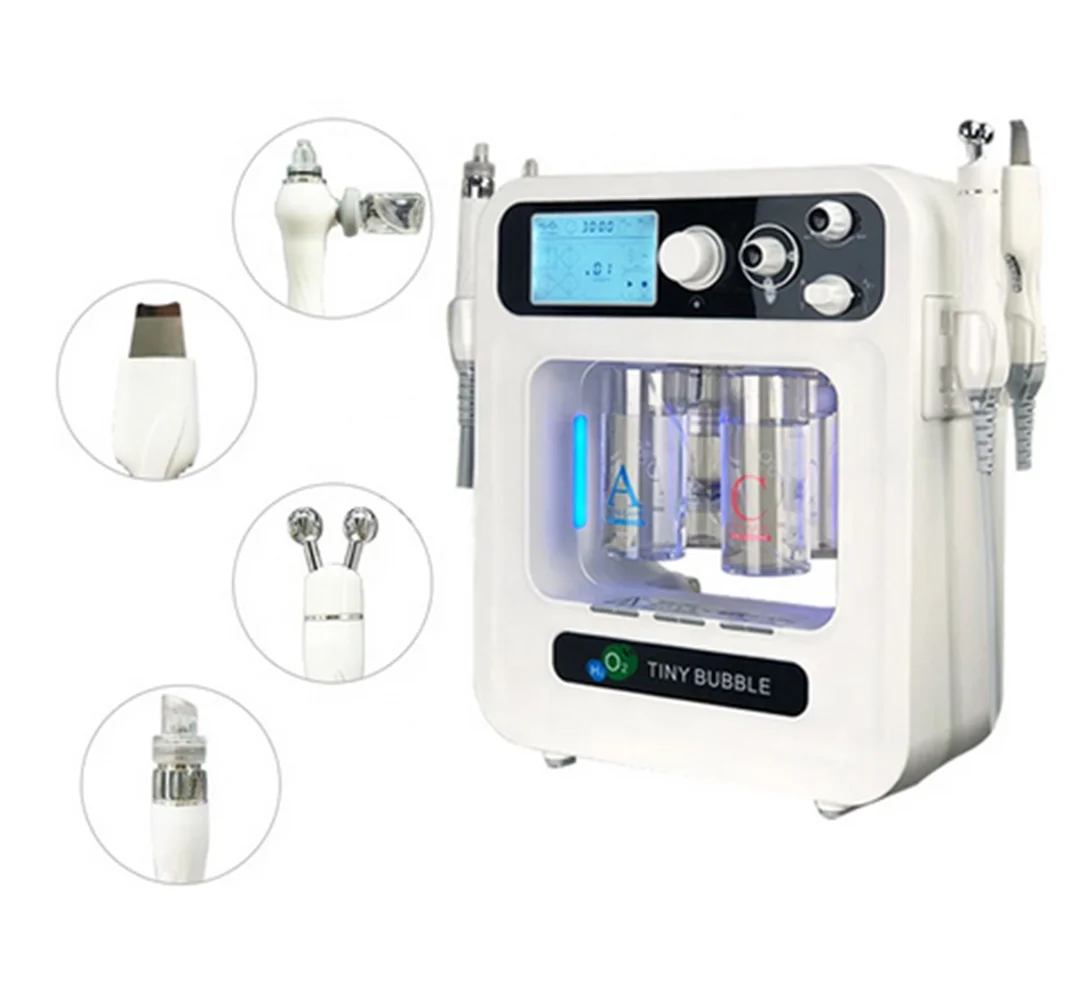 4in1 Hydra Dermabrasion Bio-lifting Spa Facial Machine Water Oxygen Jet Hydro Diamond Peeling All In One Beauty Equipment