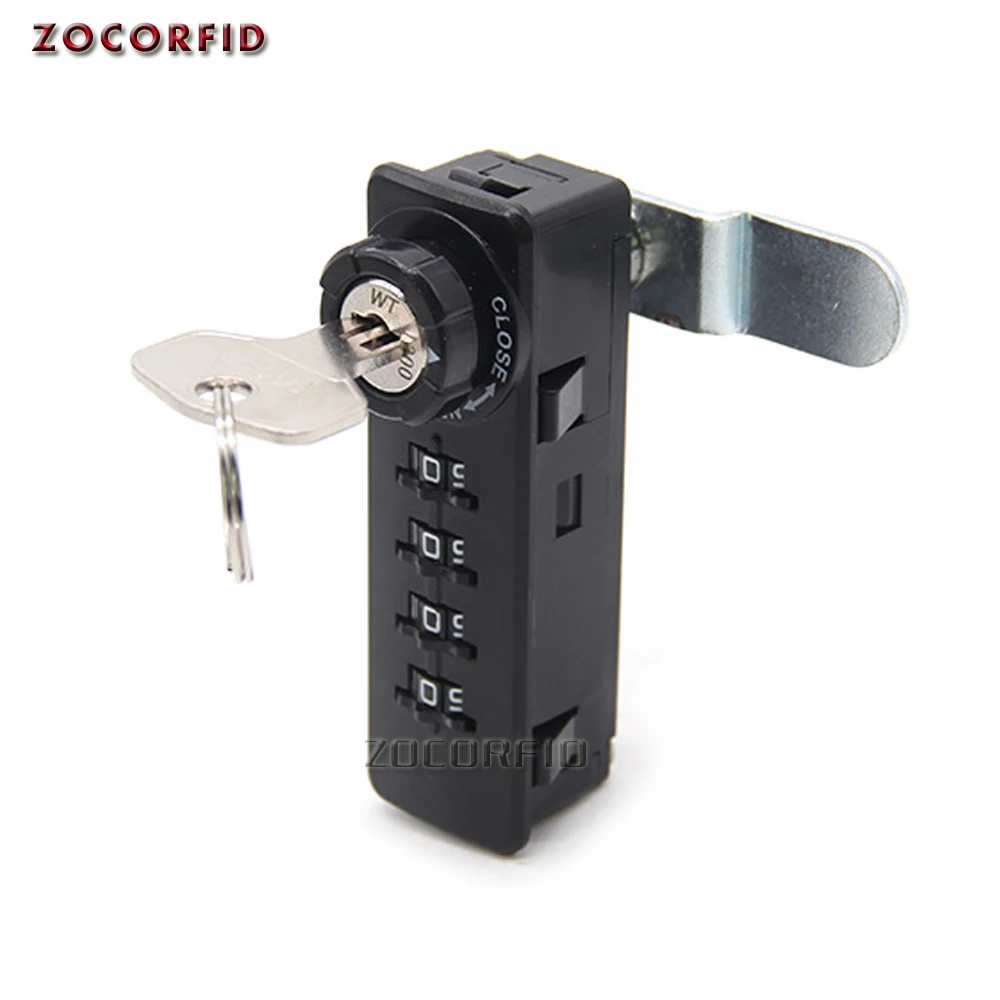 4 digits Combination Drawer password Lock 4 Dial Without  Maser Key , Drawer Cabinet Lock