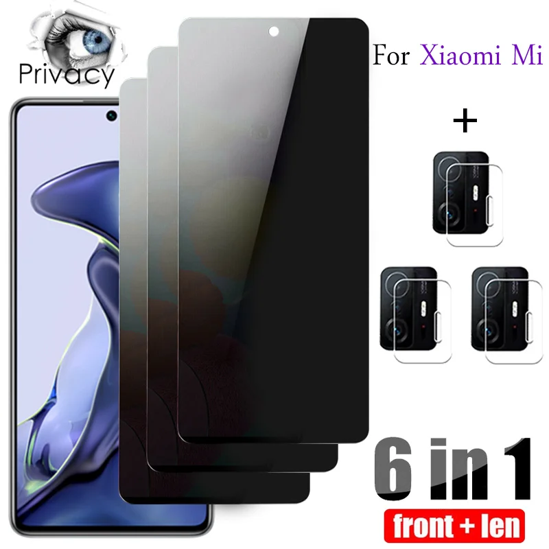 Anti Spy Tempered Glass For Xiaomi 13T 12T 11T Pro Privacy Screen Protector Mi 11 Lite 5G NE 11i Glass Redmi Note 11 10 Pro Film