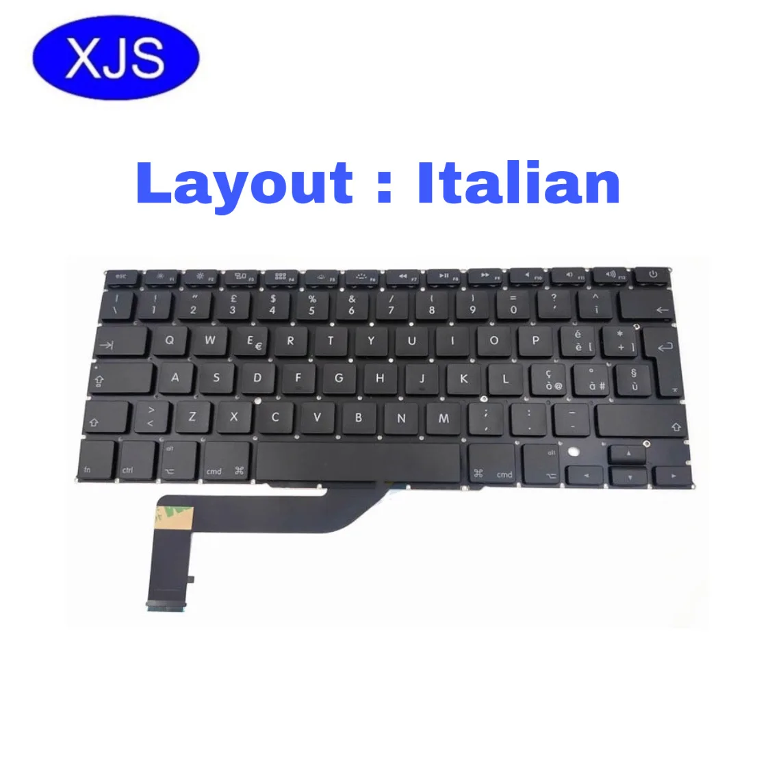 

A1398 laptop keyboard for Macbook Pro Retina 15" US/UK/French/Spanish/German/Russian/Italian/Korean Keyboard 2012 2013 2014 2015