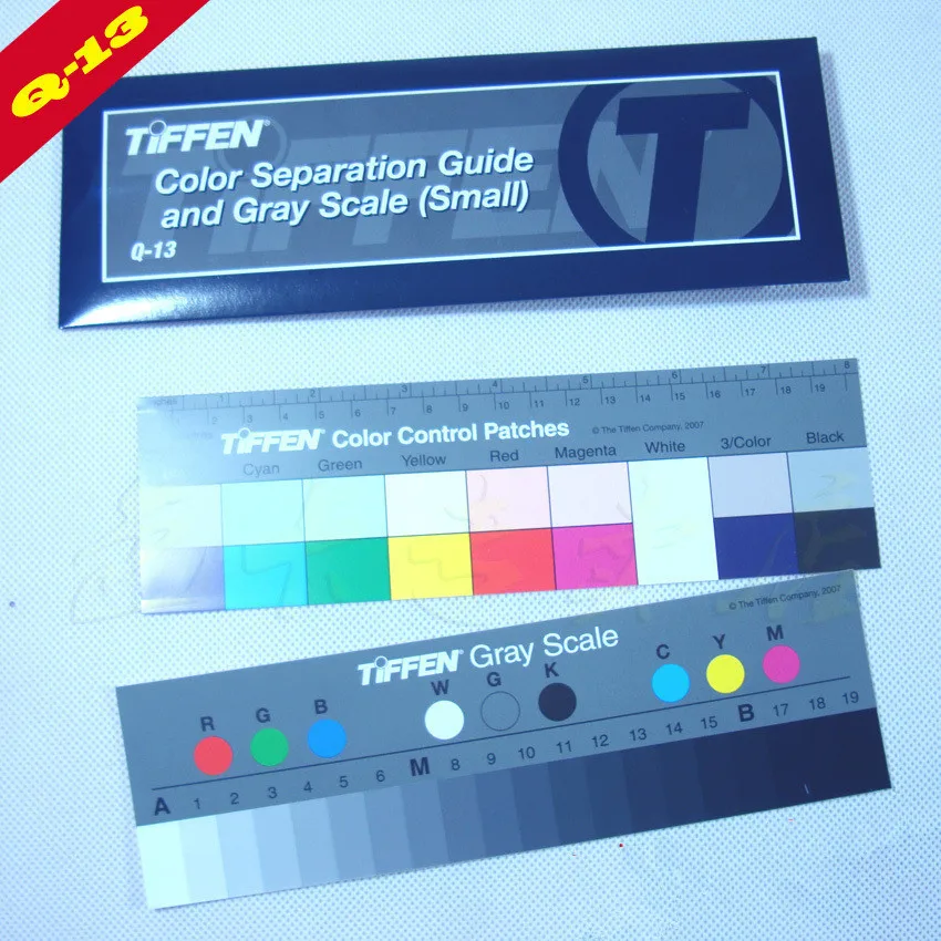 Q-13 color scale card - gray scale card q-13 gray scale card (original Kodak) gray scale color change card