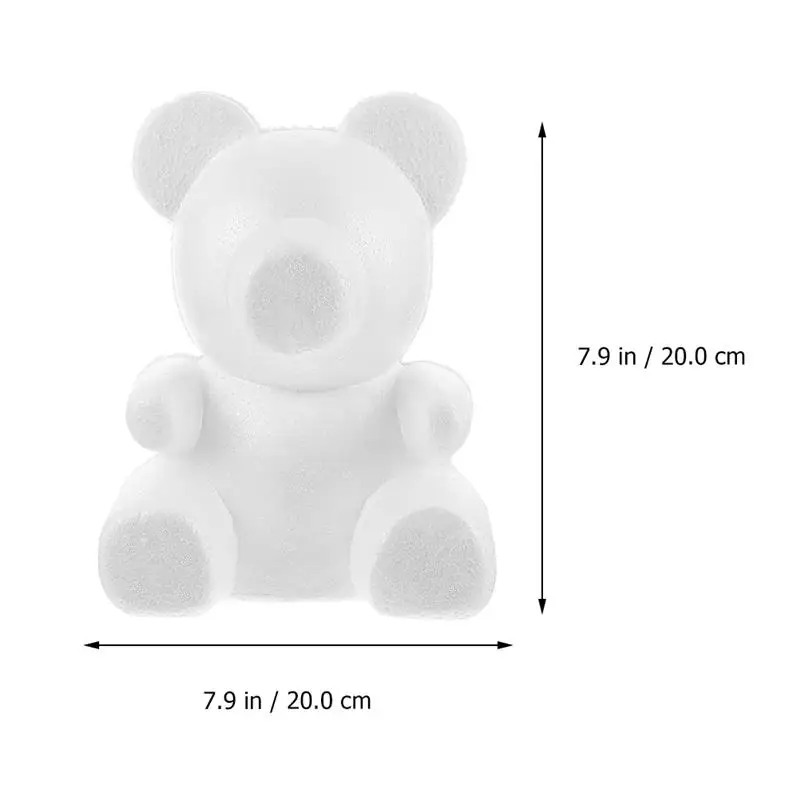 10pcs Handcraft And Creativity Foam Creative Model Foam Pearl Bear Molds For Crafts Heart Heart Ornament and Mini Cake Moldss