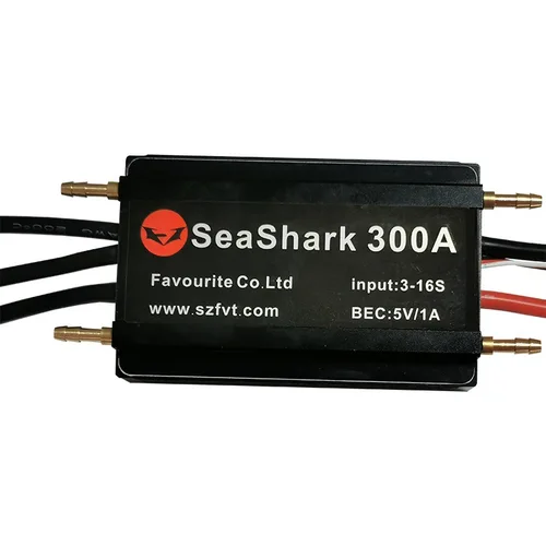 완전 방수 보트 ESC, 바다 상어 브러시리스 보트 ESC-FVT300A(5-16S)BEC5V/1A