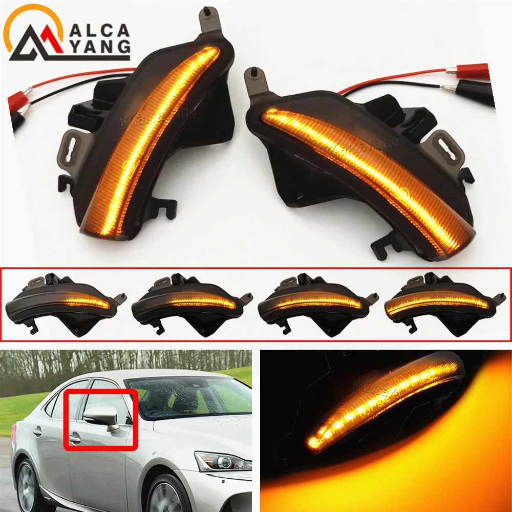 For LEXUS GS IS ES RC F Sport 13-18 IS250 IS300 RC350 LED Dynamic Side Mirror Indicator Sequential Light Premium quality