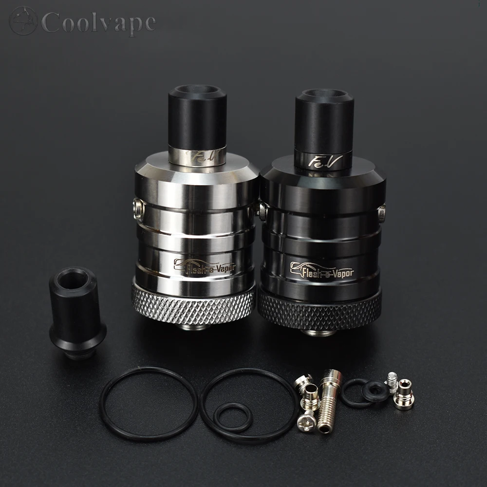 

2pcs Flash-e-Vapor BF-1 RDA 316SS 23mm Single Coil Vape Vaporizer Rebuilding Drip e cigarette Atomizer vs Haku Venna RDA