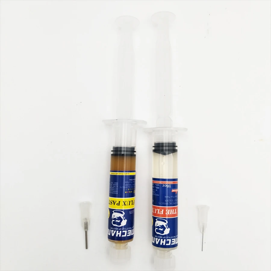 MECHANIC 10CC No-Clean Solder Paste Flux Liquid/Paste For iPhone CPU Demolition Special BGA Rework Welding Oil + Needle