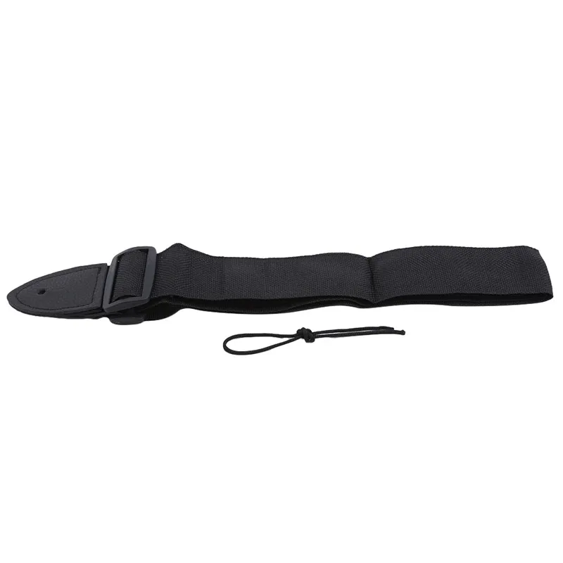Correa de guitarra de cuero para cabeza, correa de hombro ajustable para guitarra eléctrica, bajo, piezas de guitarra, Accesorios Negros de alta