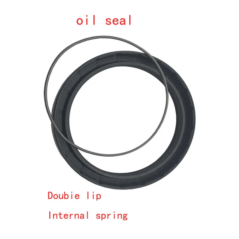 1PCS  NBR framework oil seal TC 118   128   130  85  90  100*148*150*10   12  13  14  15mm double lip with clamp spring