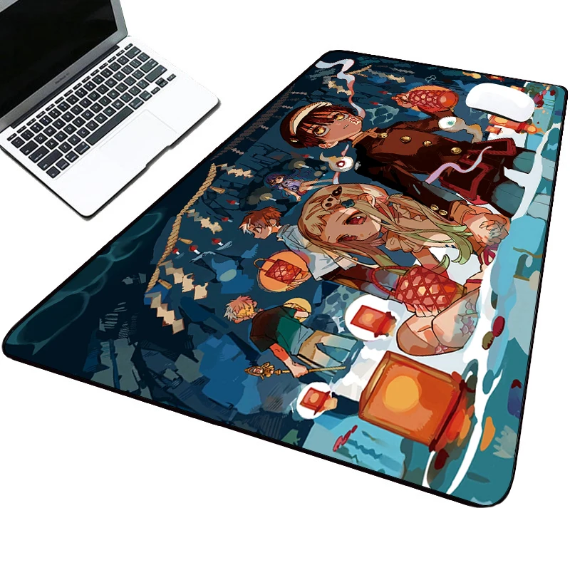 Tapis de souris Hanako Kun, pour clavier et bureau de jeu, pour table d'ordinateur