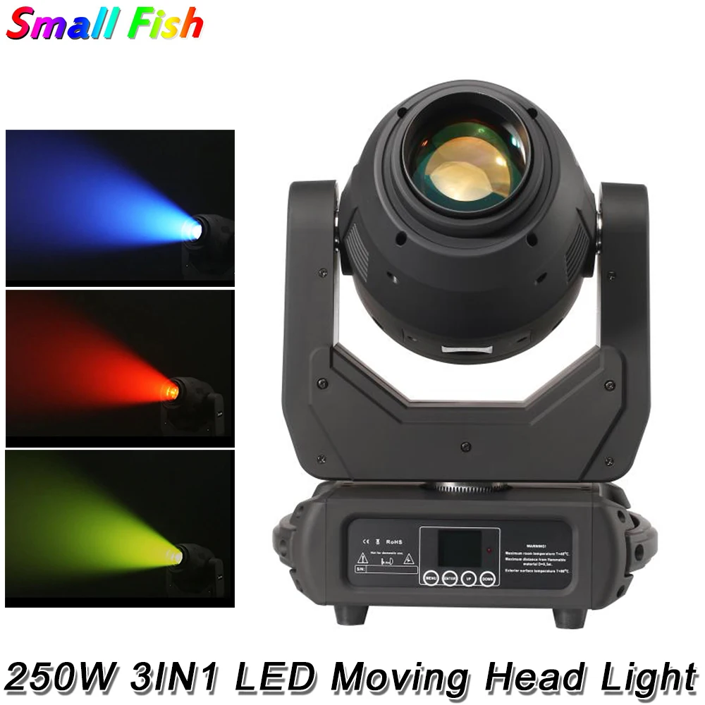 4Pcs/Lot  250W LED 3IN1 Zoom Moving Head With Patterns And Color Plates DMX Disco Club Bar Dance Party Beam Moving Head Lights