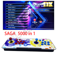 Arcade Pandora sag DX 5000 in 1  Multiplayer Joysticks, Retro 3D Game Console, Cabinet Gamepad, Save Function, 4 Players