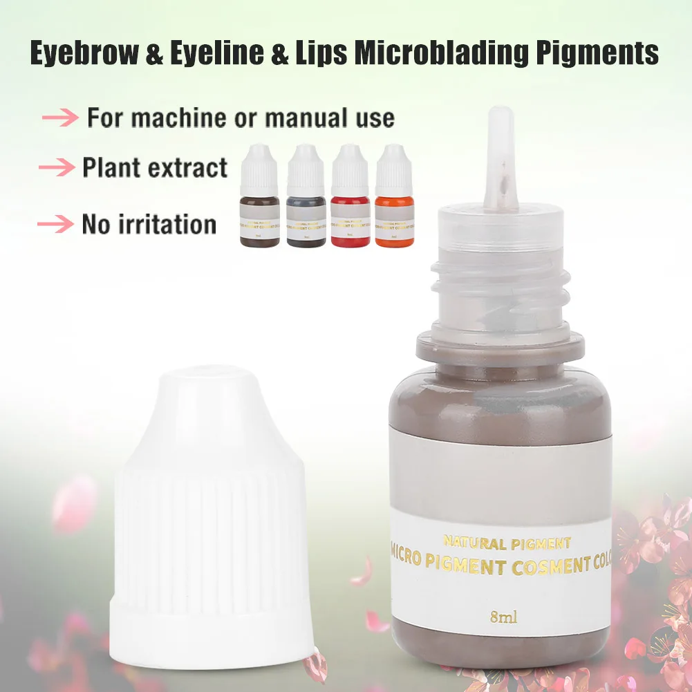 Professional Safe Microblading Plant Pigment Ink Semi-Permanent Makeup Eyebrow Lips Eye Line Body Makeup Beauty Art Tattoo Color - Image 4