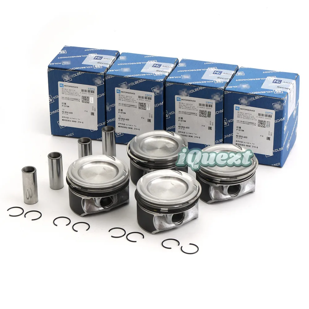 

4x KS Pistons Rings Set Φ83mm STD for Mercedes-Benz C250 C300 W205 M274.920 2.0L 1991CC l4 Turbocharged Engine