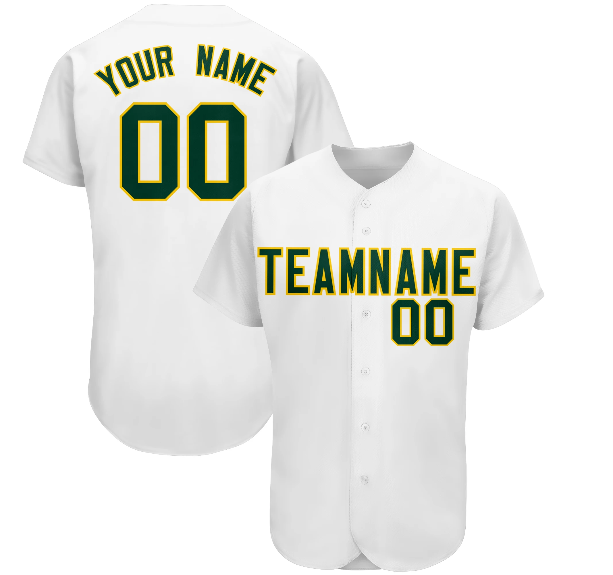 2021 Customized Baseball Jersey Design Your Name/Number/Logo Print Mesh Softball Uniform for Adults/Child Outdoor Sports