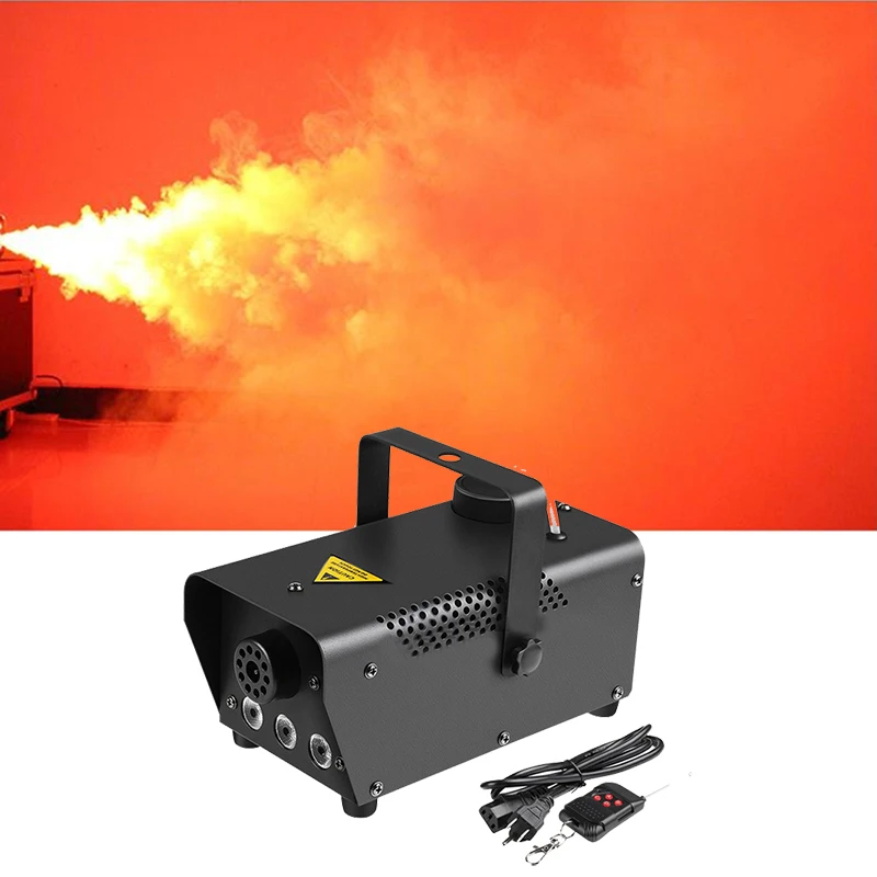 Remote Control Mini Fog Machine 400W Smoke Machine With RGB Led Disco DJ Party Make Fog Home Entertain KTV Romantic  Wedding