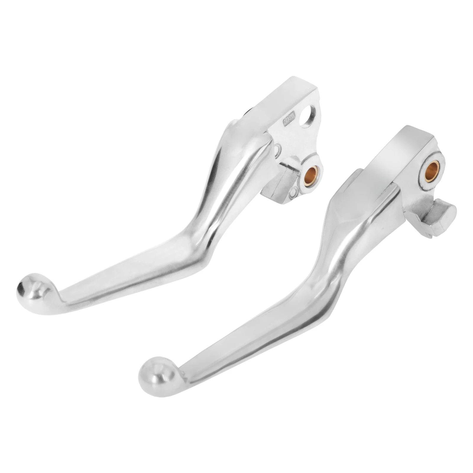 1 Pair Motorcycle Chrome Clutch Brake Levers Shifter Lever For Harley Sportster 883 Low XL883L Nightster XL1200N Custom 2004-13