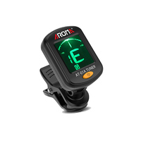 AROMA AT-01A Guitar Tuner Rotatable Clip-on Tuner LCD Display for Chromatic Acoustic Guitar Bass Ukulele Guitar Parts