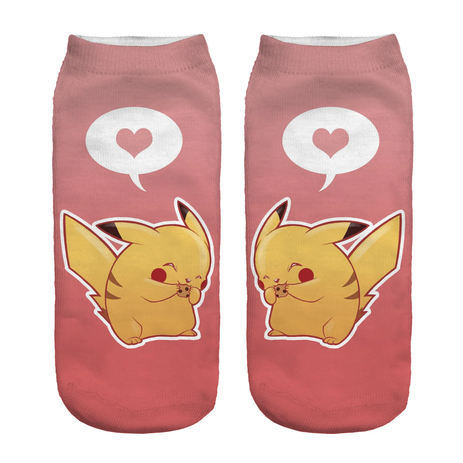 New Pokemon Pikachu Cotton Socks Pokemon Squirtle Charmander Bulbasaur Anime Cosplay Men Women Ankle Cotton Socks Christmas Gift