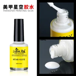 16ml Nail Art Glue For Foil Sticker Colorful Glass Starry Sky Transfer Sticker Adhesive Nail Polish Gel Manicure Decoration Tool
