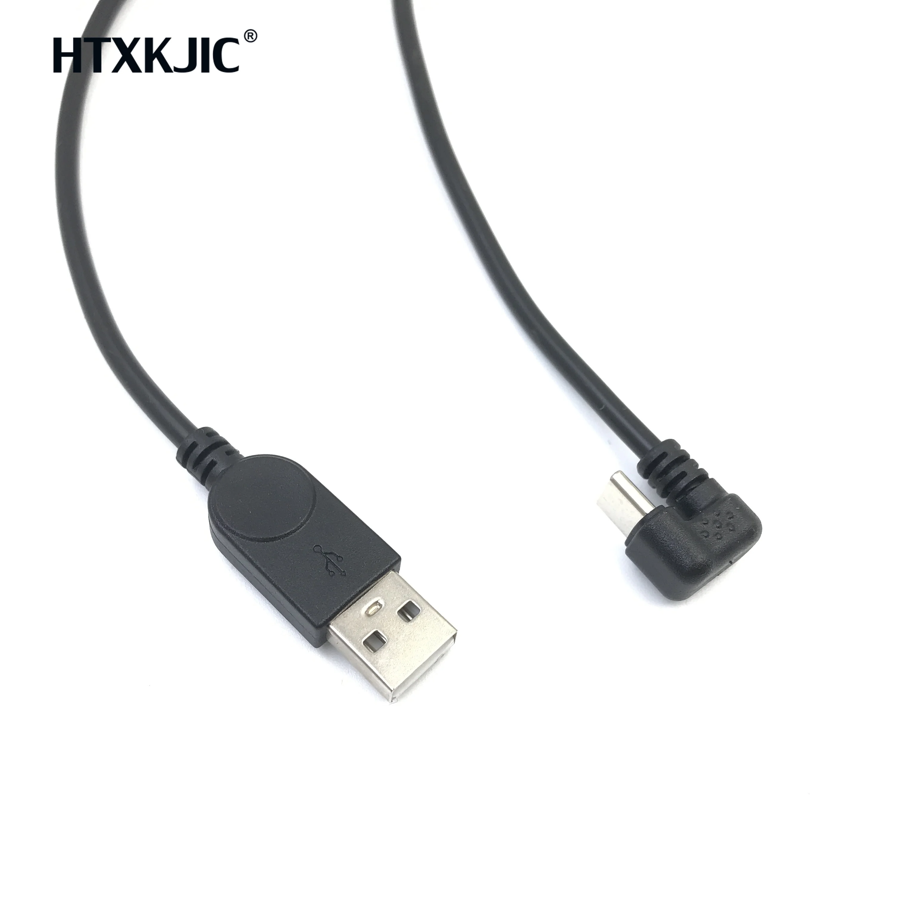 180 graus acima para baixo do ângulo usb 3.1 tipo c macho para usb2.0 usb 3.0 5bbps otg USB-C cabo conversor de transmissão dados 25cm