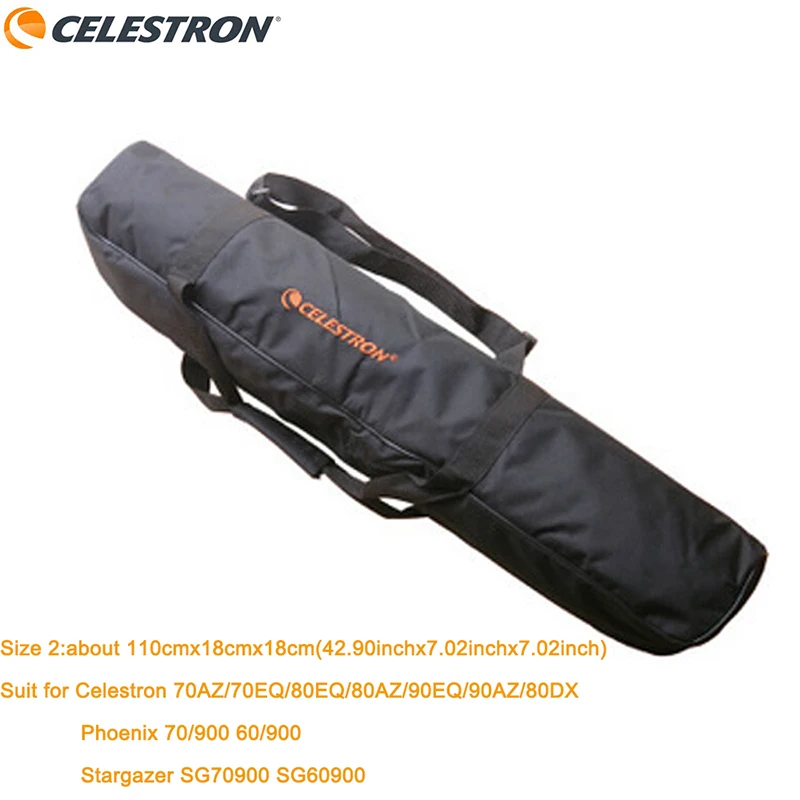 Celestron 98-110cm Astronomical Telescope Carrying Protector Soft Tripod Shoulder Bag Backpack Oxford Cloth Photo Bag